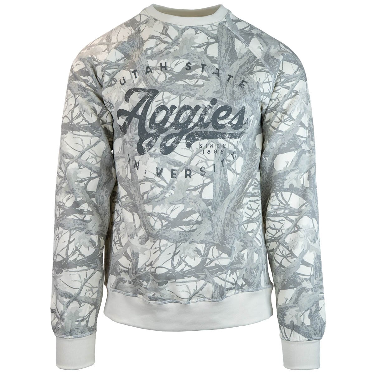 Utah State Aggies Camouflage Crew Sweatshirt